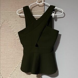 Charlotte Russe Olive Green Top